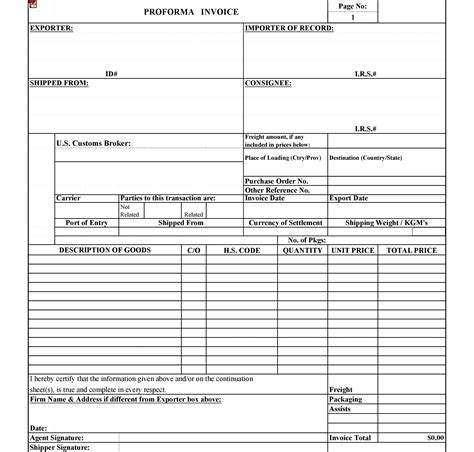 30 Free Proforma Invoice Templates [Excel, Word, PDF] - TemplateArchive