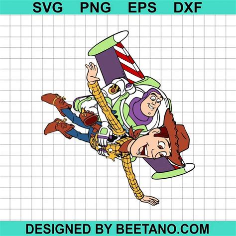 Buzz Lightyear And Woody Svg Toy Story Svg Png Dxf In Buzz