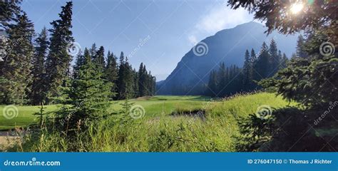 Banff Golf Course Stock Photo Image Of Lined Cloud 276047150