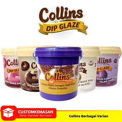 Jual Collins Dip Glaze Kg Toping Donat Collins Selai Donat