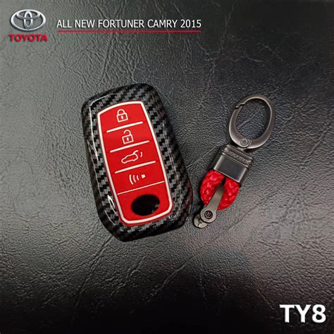 Toyota Car Key Cover Kevlar Case For Fortuner Altis Camry Shopee Malaysia