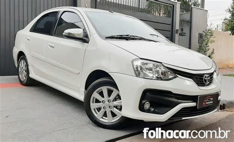 Toyota Etios Sedan XLS 1 5 Flex Aut 17 18 MD Veiculos Maringa