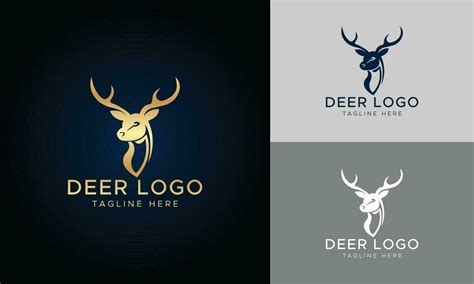 Vector Head Deer Logo Design Template 26521690 Vector Art At Vecteezy