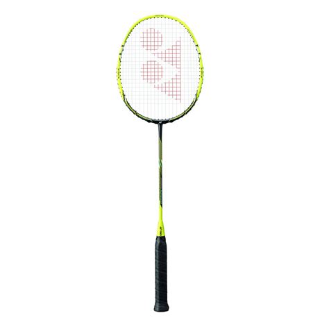 Yonex Nanoray Speed Badminton Racket Yellow Black Strung