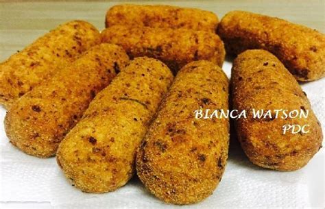 Receita De Croquete De Carne Com Queijo Croquetão Food Vegetables