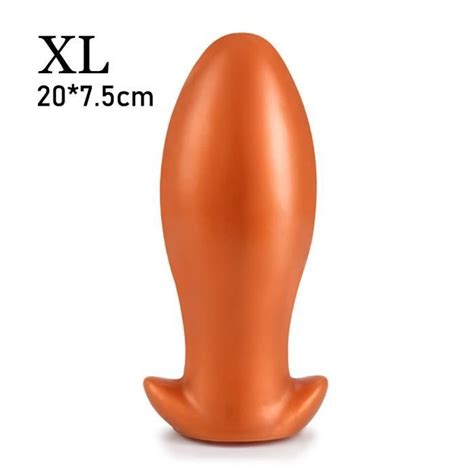 Plug Anal Uf De Dragon Surdimensionn En Silicone Liquide Dilatateur