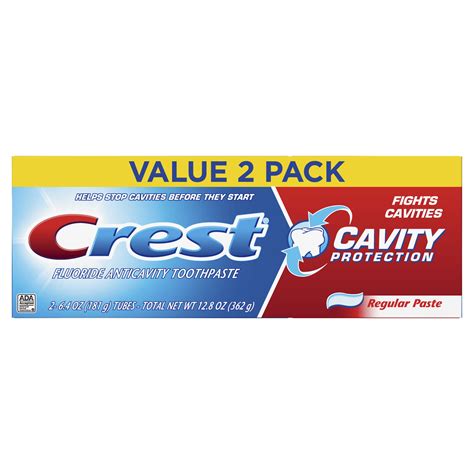 Crest Cavity Protection Toothpaste - 5.7oz/2pk – BrickSeek