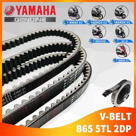 Yamaha V Belt Fan Belt B65 5TL 2DP 2PH For NMAX V1 V2 AEROX V1 V2 MIO I