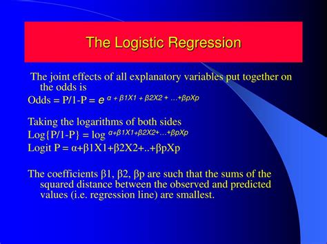 Ppt Logistic Regression And Survival Analysis Powerpoint Presentation Id409088