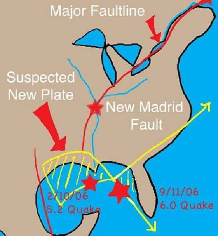 East Coast of America Fault Line | New madrid, History of earth, Earth ...