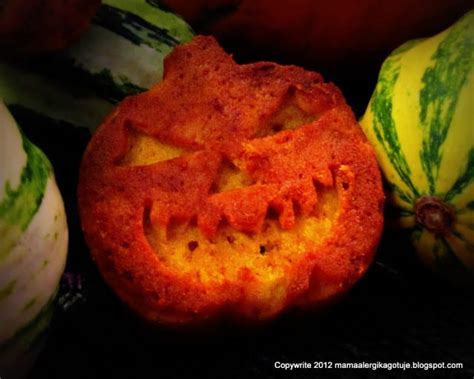 Strasznie Dyniowe Muffiny Na Halloween Mama Alergika Gotuje