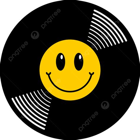 Smiley Vinyl Disc Smiley World Smiley Day Icon Png And Vector With