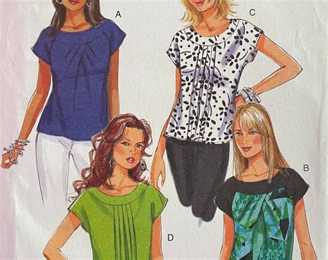 Simplicity 3750 Pattern Uncut Empire Waist Top Or Tunic Square Neck