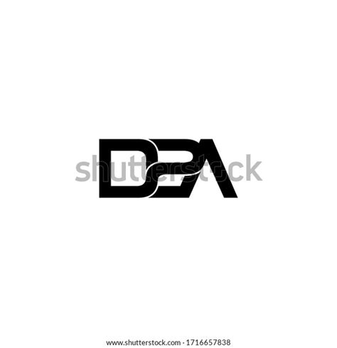 D A Brief Original Monogramm Logo Design Stock Vektorgrafik