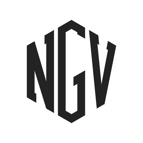 premium vector ngv logo design initial letter ngv monogram logo