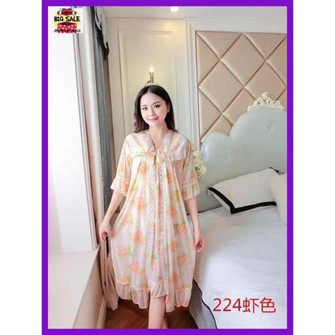 Eiregnil Daster Kimono Kembang Sexy Lingerie Nightgowns Sesingan
