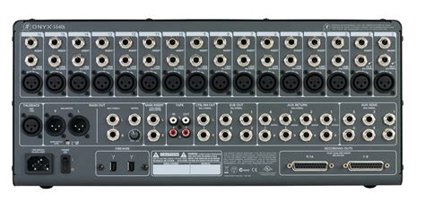 Pro Audio System: Mackie Onyx 1640i Recording Mixer