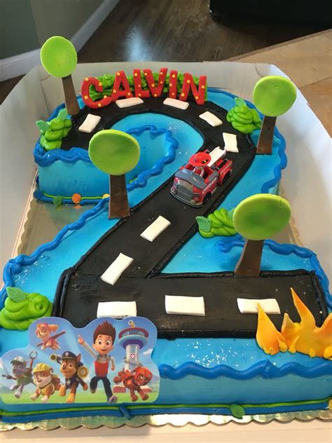 Paw Patrol 2nd Birthday Cake Paw Patrol Birthday Cake Paw Patrol