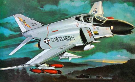 F 4c Phantom Ii Vintage Upc Box Art