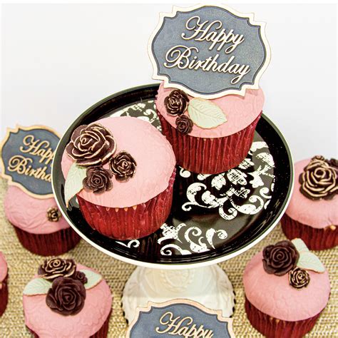 Elegant Birthday Cupcakes | Country Kitchen SweetArt