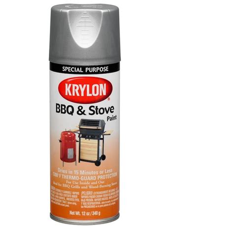 Krylon High Heat Aluminum Enamel Spray Paint Actual Net Contents 12 Oz In The Spray Paint