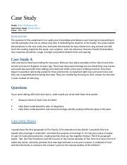 Rel200 Document CaseStudy1 Docx Case Study Name Brent Hollingsworth