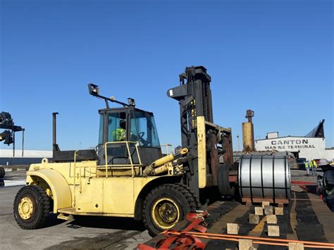 55 000 Lb Forklift With Coil Ram Canton Maritime