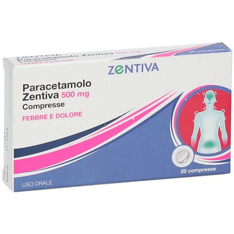 Paracetamolo Zentiva Mg Compresse Pz Redcare