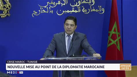 Crise Maroc Tunisie Nouvelle Mise Au Point De La Diplomatie Marocaine