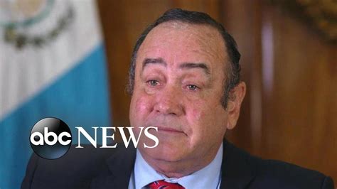 Guatemalan President Alejandro Giammattei Discusses Citizens Fleeing