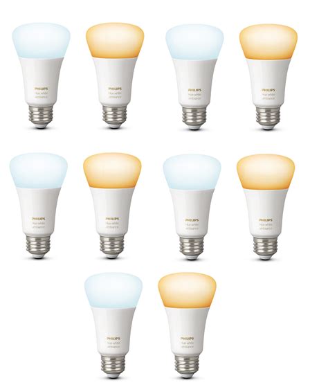 Combideal Philips Hue 10x E27 White Ambiance 800 Lumen 929002489802