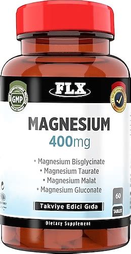 FLX Magnezyum Bisglisinat Malat Taurat Glukonat 60 Tablet Fiyatları