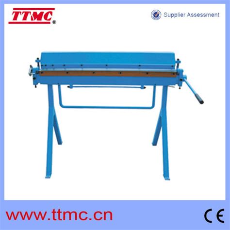 W1 2X1300 TTMC Pan Box Brake Manual Folding Machine View Segment