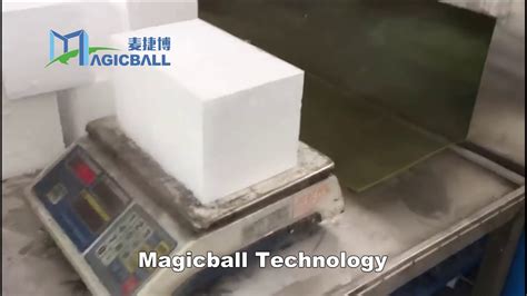 Magicball Technology Dry Ice Block Machine Youtube