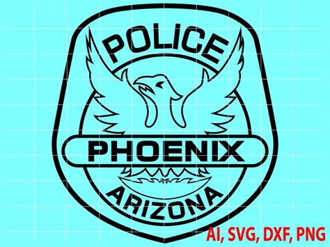 Police Badge, State of Arizona Phoenix Police Badge, Logo, Seal, Custom ...