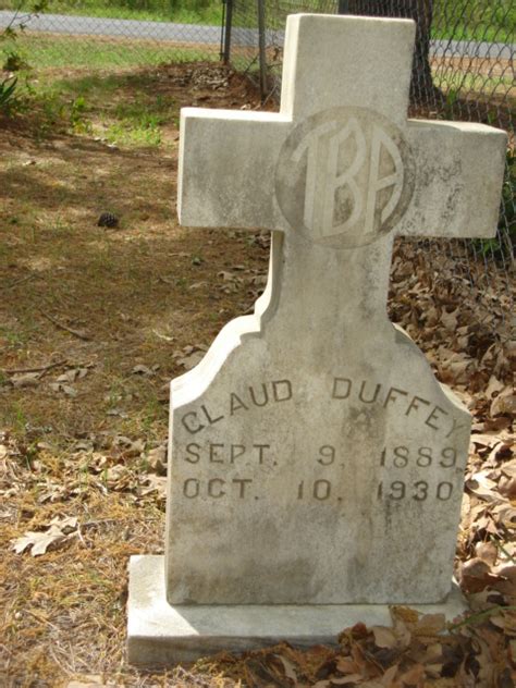 Claud Duffey Find A Grave Memorial