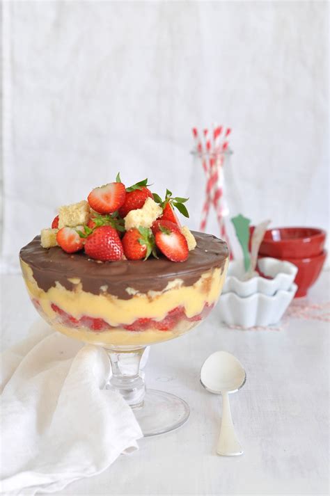 Trifle De Natillas Y Fresas