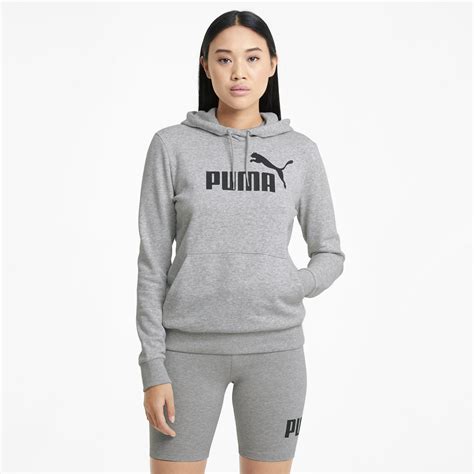 Essentials Logo Womens Hoodie Puma