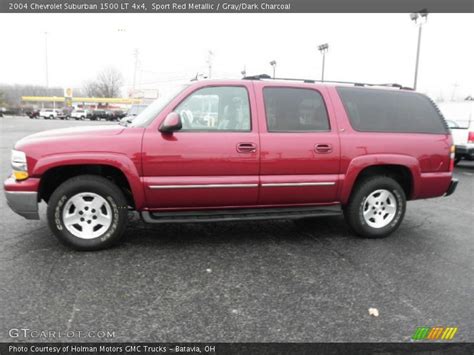 2004 Chevrolet Suburban 1500 Lt 4x4 In Sport Red Metallic Photo No