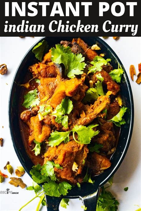 Keto Authentic Indian Chicken Curry Instant Pot Or Skillet