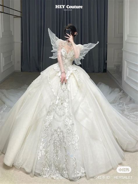 Pin de Kiều Trang en Váy cưới Vestido tipo princesa Vestidos de