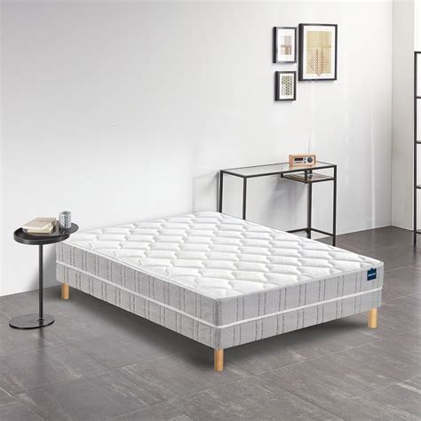 Ensemble Matras In Bultex Nano Mousse En Bedbodem Wit Bultex La Redoute