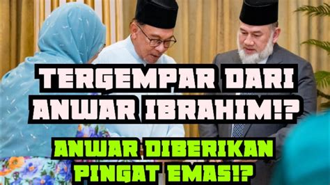 Tergempar Dari Anwar Ibrahim Anwar Terima Pingat Emas Youtube