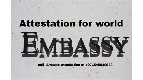 A Comprehensive Guide To Embassy Attestation Services