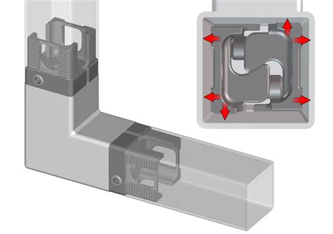 Stainless Steel Assembly System Connection Without Machining