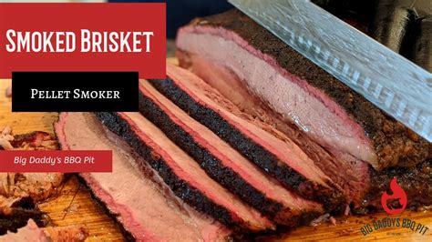 How To Smoke Brisket On The Pellet Smoker Youtube