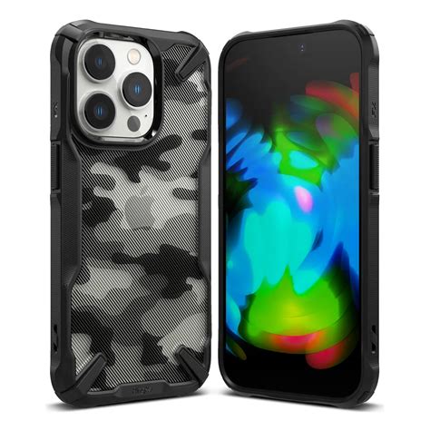 Ringke รน Fusion X Design เคส iPhone 14 Pro ส Camo Black Vgadz