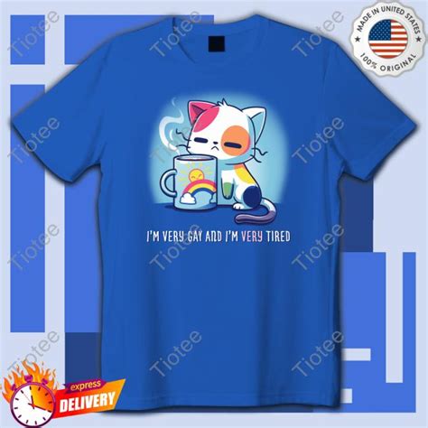 Im Very Gay And Im Very Tired Limited Edition Hooded Sweatshirt Tiotee