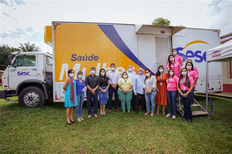 Sesc Amapá Notícia Saúde Unidade Móvel Sesc Saúde Mulher passa a