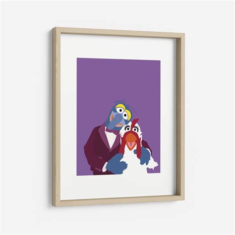 Gonzo and Camilla Muppet Poster - Etsy